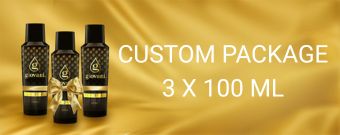 Custom package 3 x 100 ml