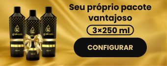 Pacote personalizado 3 x 250 ml